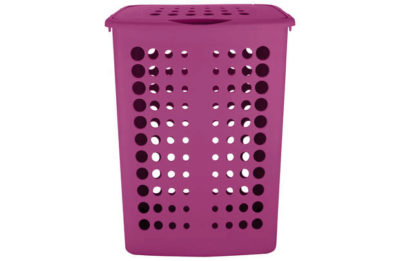 ColourMatch 60 Litre Laundry Bin - Grape